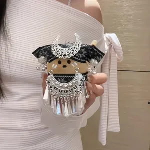 Guizhou Miao ethnischer Stil Kartoffel Plüsch Anhänger Tasche Dekoration niedliches Geschenk
