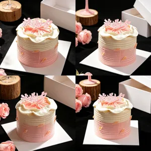 Adorno de pastel de acrílico para San Valentín Qixi romántico decoración de fiesta de aniversario