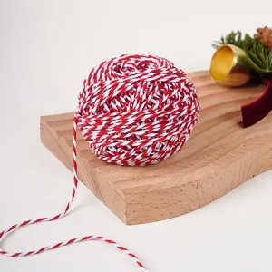 Christmas Cotton Twine Hemp Rope Paper String DIY Gift Wrapping Packing Cord Holiday Craft Decoration String