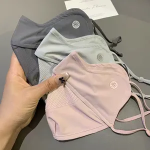 Damen Sommer Sonnenschutz Maske Atmungsaktiv UV Schutz Gesichtsbedeckung Outdoor Anti-UV Sonnenschutzmaske