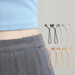 Boucle de serrage de taille réglable pour jupes pantalons clip en métal sans couture.