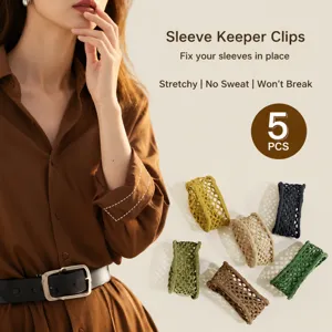 Bracelets élastiques pour manches de chemise réglables jarretières de bras lot de 5 pièces