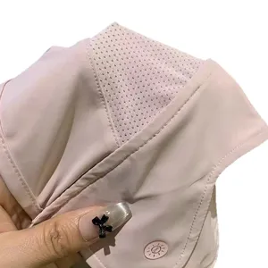 Sommer atmungsaktive Sonnenschutz Gesichtsmaske für Damen, UV-Schutz Wangenabdeckung rosa.