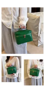 Krokodil Muster Große Kapazität Kosmetiktasche Make up Organizer Kulturbeutel Etui