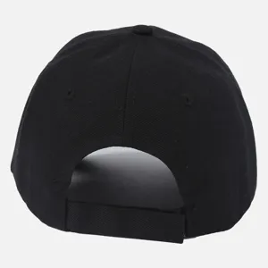 Schwarze Baseballcap für Damen und Herren, verstellbarer Sonnenschutzhut, Freizeithut.