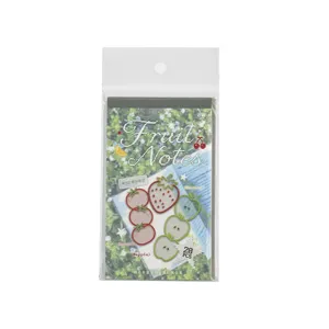 Yuxian cuaderno adhesivo mesh diseño creativo DIY marcapáginas frutas plantas