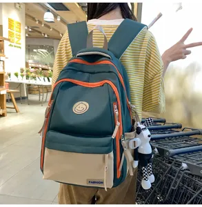 Stijlvolle grote schoolrugzak voor studenten, casual dagelijkse laptop reisrugzak.
