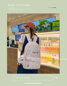 Leuke grote schoolrugzak voor meisjes, fris esthetisch ontwerp, ideaal voor dagelijks studenten.