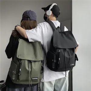 Modischer Unisex großer Streetstyle Rucksack Studenten Schultertasche Hauptbild Ansicht