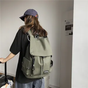 Modischer grosser Kapazitaet Alltags Utility Rucksack fuer Streetwear Style Gruen Neu