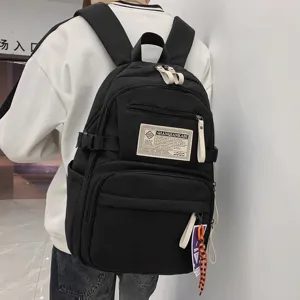 Casual Nylon Σακίδιο Πλάτης για Γυναίκες Μεγάλη χωρητικότητα Σχολική Τσάντα Αδιάβροχη Ταξιδιού με Πολλαπλές Τσέπες