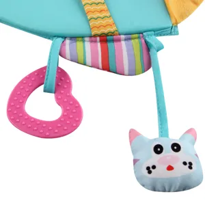 Baby Kinderwagen Hängendes Spielzeug Plüsch Tier Rasseln mit Beissring für Säuglinge