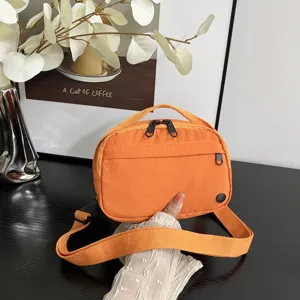 Waterproof Lightweight Nylon Crossbody Bag Casual Small Square Bag Fashion Daily Shoulder Bag For Women