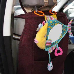Niedlicher fisch form baby autositz spiegel rückansicht sicherheitsspiegel für kleinkinder.