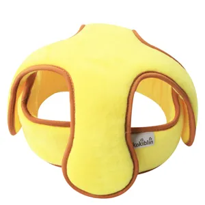 Casco protezione testa sicurezza bambino camminare anti-caduta anti-collisione giallo