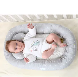 Portable baby nest lounger newborn infant bed crib comfortable breathable sleeping crib for baby