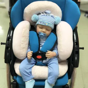 Baby kinderwagen zitkussen zacht autostoel beschermmat dubbelzijdige comfortabele zuigeling kussen