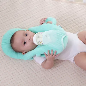 Multifunctional baby nursing pillow, newborn feeding and anti-spit milk pillow for infant care.