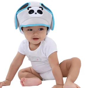 Caschetto protezione testa neonato anti-caduta camminata simpatico panda cappello sicurezza