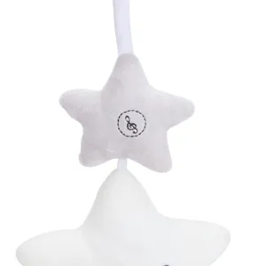 Juguete colgante de estrella de peluche para bebé, carillón de viento, accesorio de carrito.