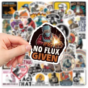 Welder waterproof graffiti sticker decal for skateboard, laptop, helmet, and luggage.