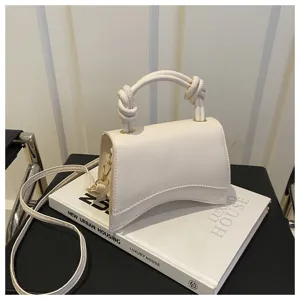 Solid color minimalist women shoulder bag elegant fashion chic casual crossbody handbag.
