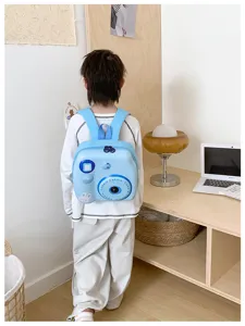 Niedlicher 3D Kamera Kinder Rucksack, harte EVA Schultasche für Jungen und Mädchen Kindergarten.