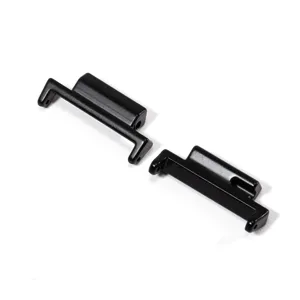 Black metal watch strap adapters compatible with G-Shock GA2100 DW5600 series.