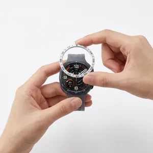 Compatibile con ghiera Samsung Galaxy Watch Ultra 2 47mm, copertura protettiva PC scala numerica.