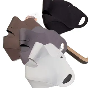 Winter windproof cycling face mask warm breathable nose mouth exposed face cover