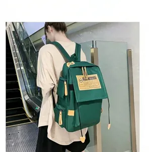 Large capacity oxford cloth backpack for daily travel, computer and college students.