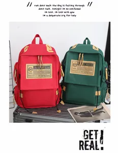 Oxford cloth backpack large capacity travel computer bag stylish couple college style daily use