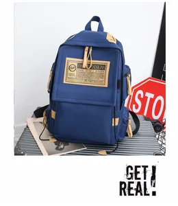 Oxford cloth travel backpack detail showcase, durable fabric with spacious storage compartment.