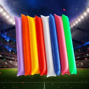 Colorful inflatable cheering sticks for sports events concerts parties, durable and customizable.