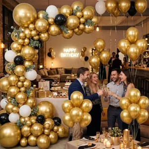 Globos De Látex Metálicos Globos Cromados Coloridos Para Fiesta De Cumpleaños Boda Evento Celebración Decoración
