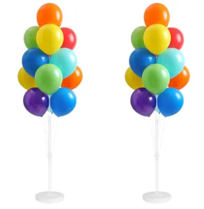 Balloon column stand kit with colorful latex balloons for party wedding decoration decor.