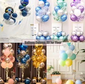 Balloon column kit for floor party decoration wedding birthday balloon stand decor