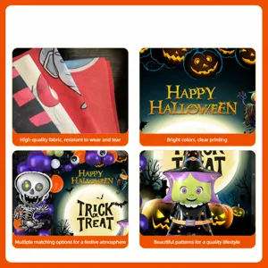Halloween decoration aluminum balloon set party props for school and mall classroom decor