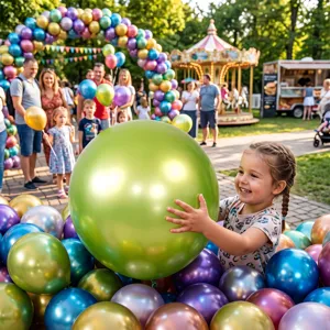 36 Zoll metallische Chrom Latex Luftballons glänzend runde Party Dekoration Ballons.