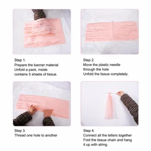 Tassel making tutorial guide step by step for party decoration and DIY craft supplies