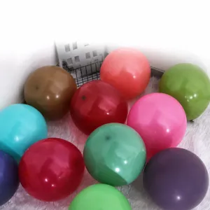 Retro latex balloons 10 inch 2.2g colorful assorted party decoration main view display