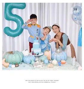 32 inch number balloon party decoration foil balloons for birthday wedding celebration event