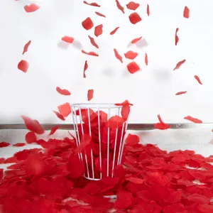 Artificial rose petals for Valentine wedding party decoration red flower petals 1000pcs