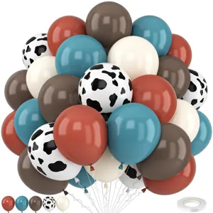 Amazon Geburtstag Party Ballonstrauß Set Latex Bedruckte Ballons Stern Folienballon Set Party Dekoration Zubehör