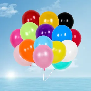 Colorati palloncini in lattice opaco da 10 pollici per decorazioni di matrimoni ed eventi.
