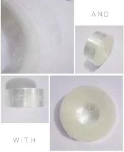Transparent balloon chain arch strip roll for party decoration background layout accessories