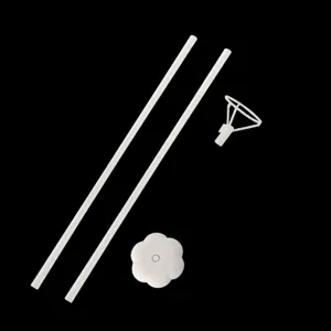 Balloon column stand kit with 35cm poles, cup and base for party and event decoration setup.