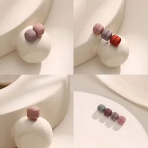 Square magnetic scarf buckle hijab pin punch free traceless magnetic clip for shawls