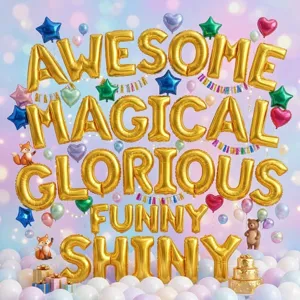 32-inch gold letter foil balloons for birthday party and wedding decoration scene layout.