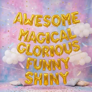32 inch gold foil letter balloons for birthday party and wedding venue decoration props.